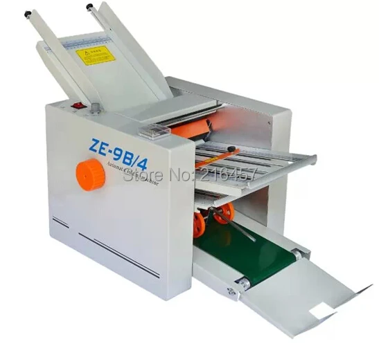 

Brand New Automatic Paper folding machine Paper Folder Machine ZE-9B/4 4 Fold plate te