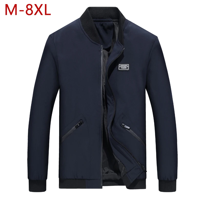Big Size Men Casual College Jacket M-8XL New Spring Autumn Male Thin Windbreaker Blue Black Varsity Coat 6XL 7XL Summer Overcoat
Big Size Men Casual College Jacket M-8XL New Spring Autumn Male Thin Windbreaker Blue Black Varsity Coat 6XL 7XL Summer Overcoat