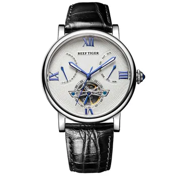 Reef Tiger/RT Tourbillon Designer Watches Top Quality Watch with Date Day and Calfskin Leather Watches for Men RGA191
Reef Tiger/RT Tourbillon Designer Watches Top Quality Watch with Date Day and Calfskin Leather Watches for Men RGA191