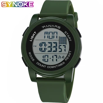 PANARS Men's Digital Watch Fitness Sport LED Men Wrist Watch Waterproof Shock 50m Green Sport Watches Military For Men Watch
PANARS Men's Digital Watch Fitness Sport LED Men Wrist Watch Waterproof Shock 50m Green Sport Watches Military For Men Watch