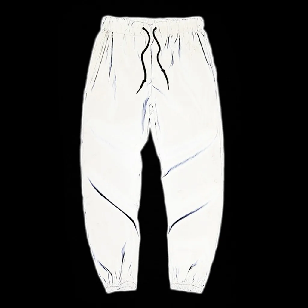 2019 Autumn New Arrival Men flash reflective jogger Long Pants Drawstring Elastic gray solid streetwear trousers Dropshipping 15
2019 Autumn New Arrival Men flash reflective jogger Long Pants Drawstring Elastic gray solid streetwear trousers Dropshipping 15