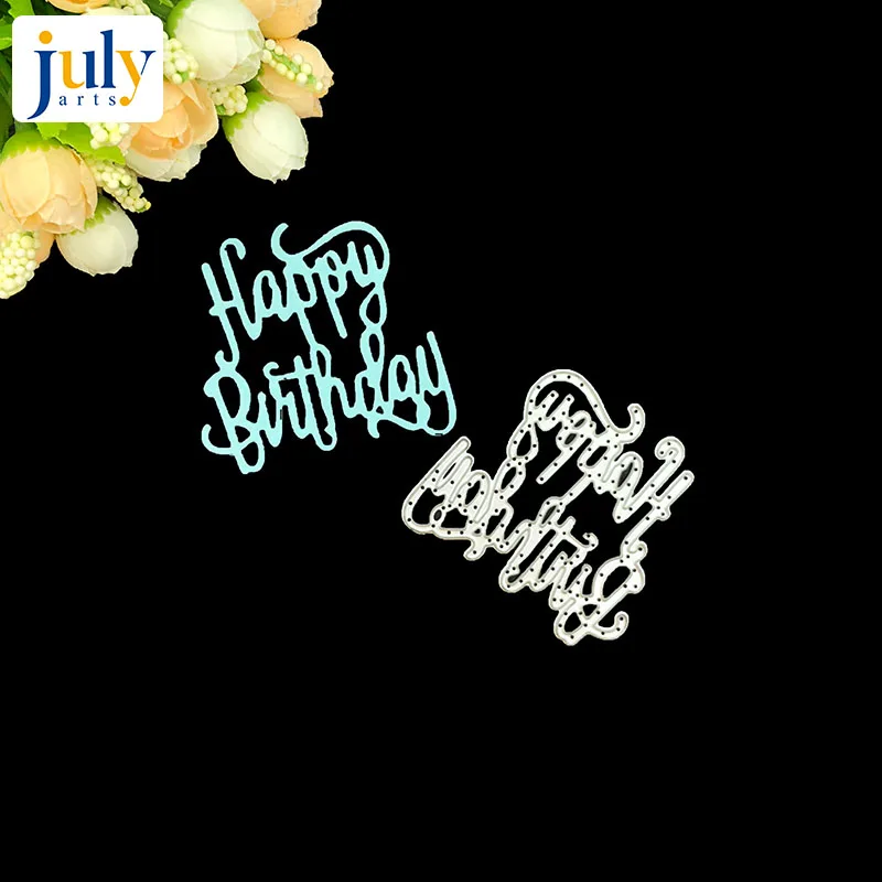 Julyarts Scrapbooking DIY Cut Knife Mold Carbon Steel Mold Embossing Knife Template Happy Birthday Greeting Cards Paper
Julyarts Scrapbooking DIY Cut Knife Mold Carbon Steel Mold Embossing Knife Template Happy Birthday Greeting Cards Paper
