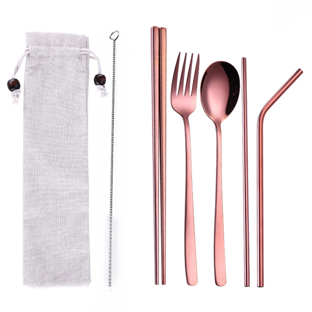 5 Pcs/set Home Kitchen Dinnerware Travel Durable Picnic Fork Spoon Flatware Set Stainless Steel Cutlery Chopsticks Camping Lunch
5 Pcs/set Home Kitchen Dinnerware Travel Durable Picnic Fork Spoon Flatware Set Stainless Steel Cutlery Chopsticks Camping Lunch