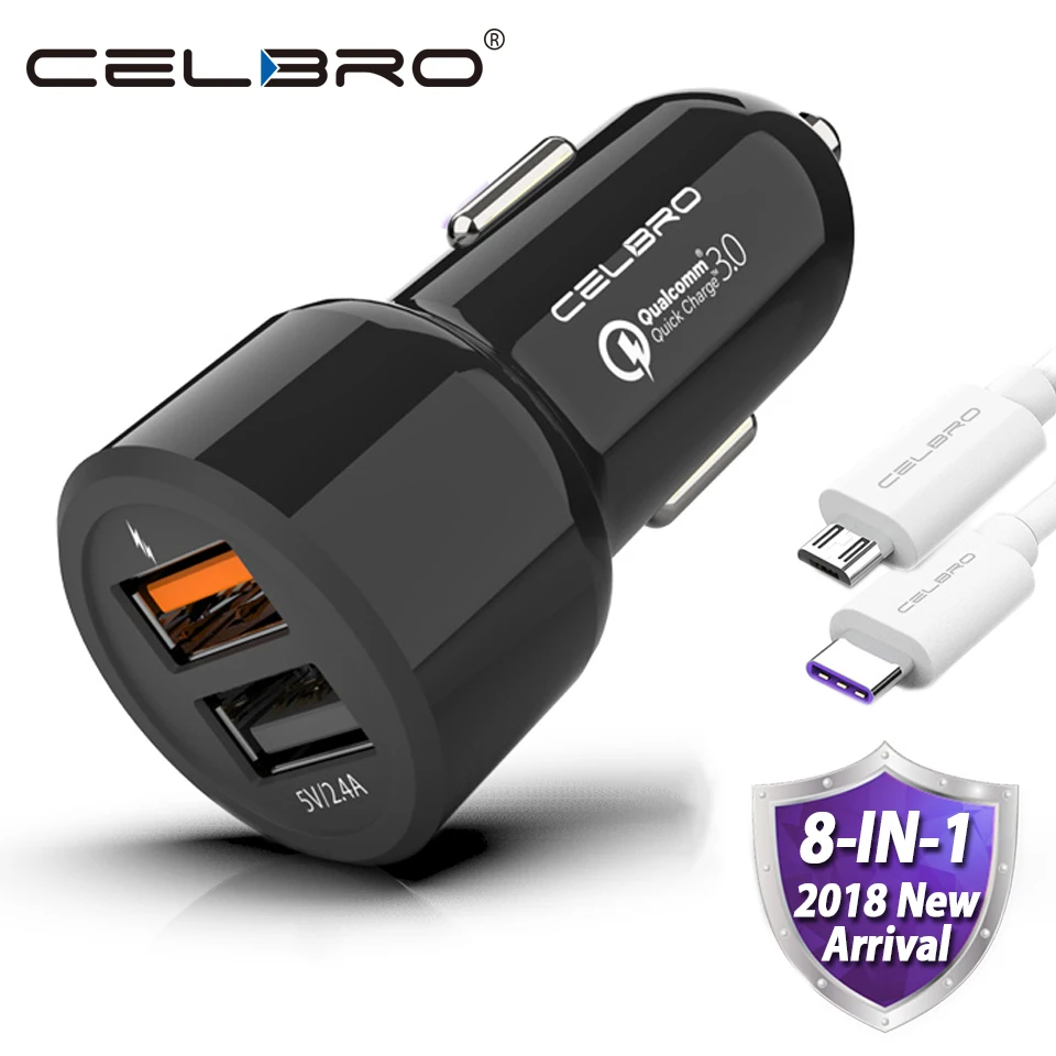 Usb Car Charger Cigarette Lighter Adapter Car-Charger Qualcomm Quick Charge QC 3.0 Mobile Cell Phone Fast Chargers Charging 24V
Usb Car Charger Cigarette Lighter Adapter Car-Charger Qualcomm Quick Charge QC 3.0 Mobile Cell Phone Fast Chargers Charging 24V