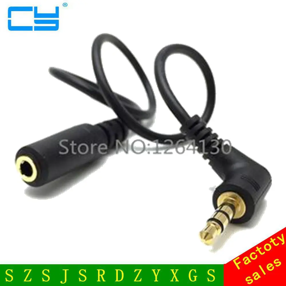 20cm 3.5mm Aux Right Angle 90 degree Male to Female Audio Extension Cable Cord Gilded 
20cm 3.5mm Aux Right Angle 90 degree Male to Female Audio Extension Cable Cord Gilded