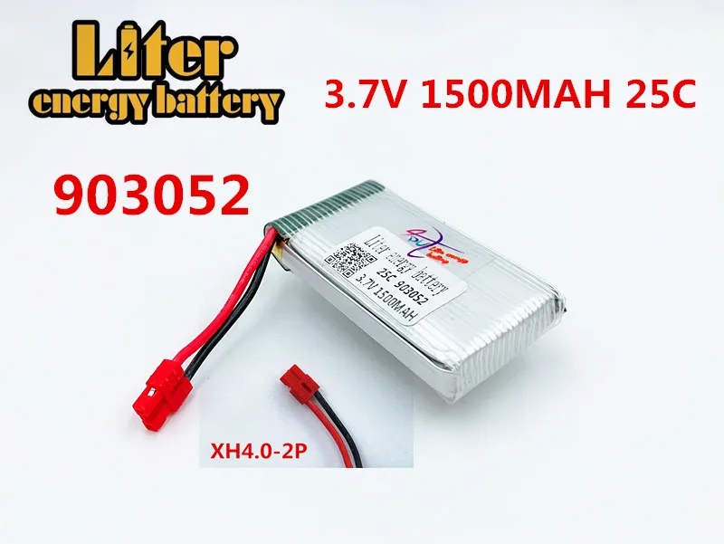 3.7V 1500mAh 903052 25c Lipo Battery For H11C H11WH HQ898B Remote control helicopter/Airplanes 3.7v Lipo batteries
3.7V 1500mAh 903052 25c Lipo Battery For H11C H11WH HQ898B Remote control helicopter/Airplanes 3.7v Lipo batteries