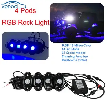 4pcs RGB Lights Wireless Bluetooth Control 12V LED Undercover Lights for Truck Jeep IP67 Decorative Lamp
4pcs RGB Lights Wireless Bluetooth Control 12V LED Undercover Lights for Truck Jeep IP67 Decorative Lamp
