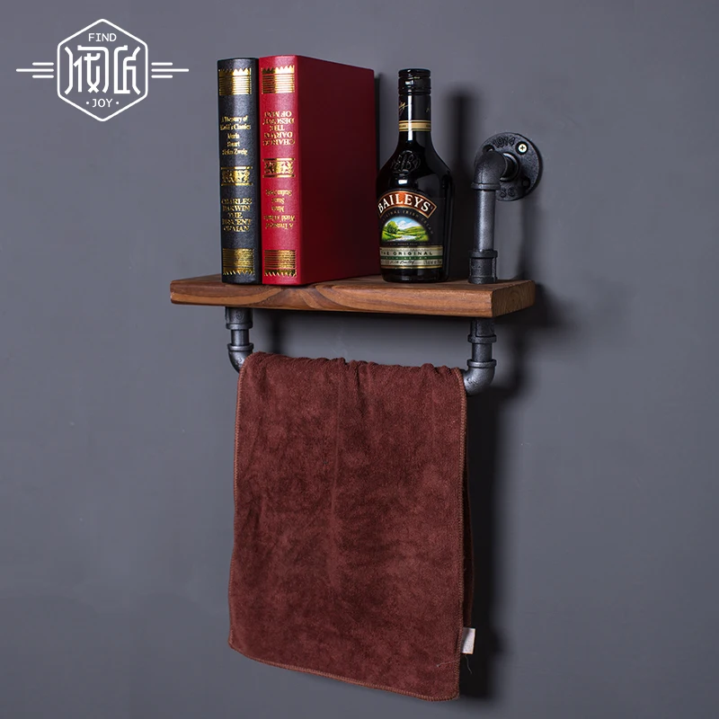 LOFT Industrial Iron Pipes Towel Racks Wood Wall Storage Holders Flower Clothing Store Cafe Bar Decorative Frame Towel Racks-Z25
LOFT Industrial Iron Pipes Towel Racks Wood Wall Storage Holders Flower Clothing Store Cafe Bar Decorative Frame Towel Racks-Z25