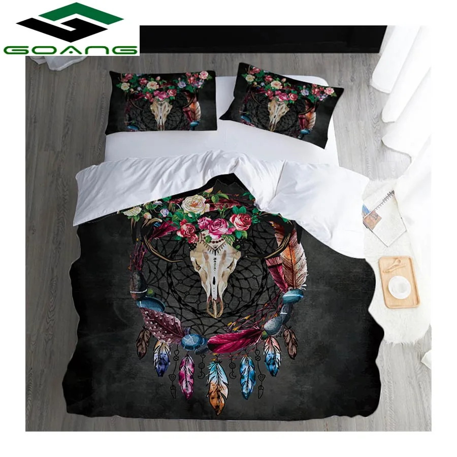GOANG bedding Sets 3d bed sheet duvet cover pillow 100% polyester queen bedding set Dream Catcher Floral Animal Elk decor gift
GOANG bedding Sets 3d bed sheet duvet cover pillow 100% polyester queen bedding set Dream Catcher Floral Animal Elk decor gift