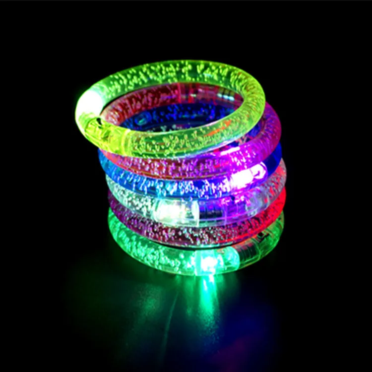 Fashion Concert Light Bracelet LED Colorful Acrylic Transparent Bubble Thread Bracelet Bar KTV Promotional Props
Fashion Concert Light Bracelet LED Colorful Acrylic Transparent Bubble Thread Bracelet Bar KTV Promotional Props