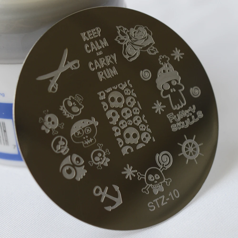 1pc Cool Skull Polish Beauty Nail Art Image Stamp Stamping Plates 3D Nail Art Templates Stencils Manicure Tools SASTZA10
1pc Cool Skull Polish Beauty Nail Art Image Stamp Stamping Plates 3D Nail Art Templates Stencils Manicure Tools SASTZA10