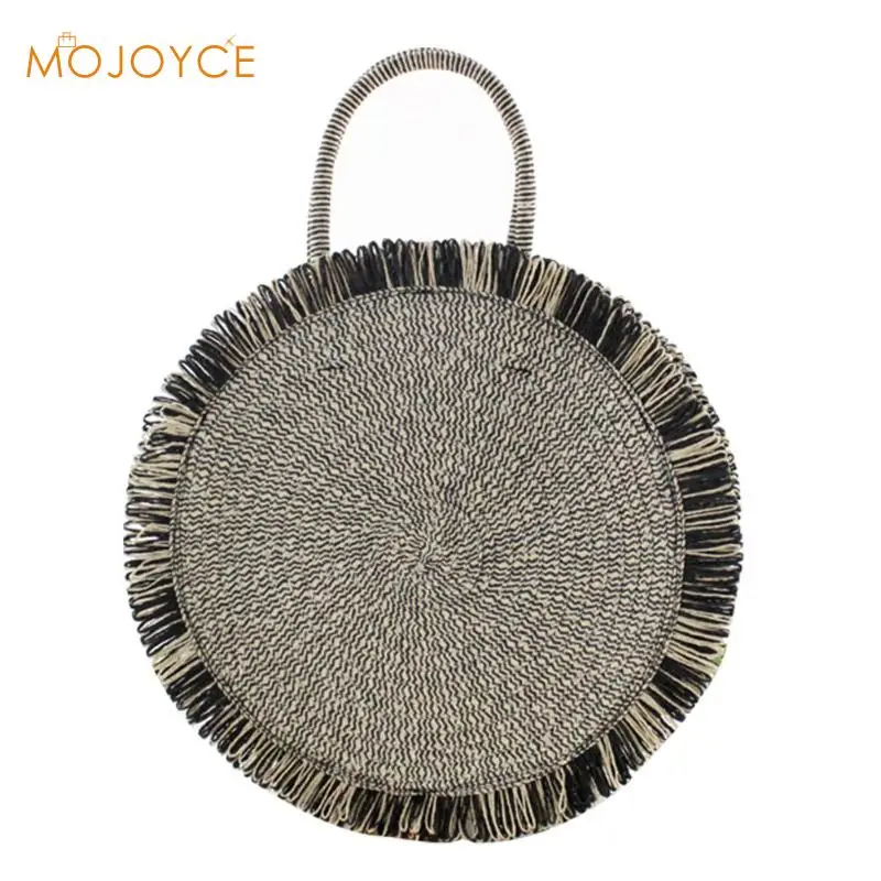 Round Straw Beach Bag Bolsa Feminina Shoulder Bag Messenger Crossbody Bags Summer Rattan Women Top-handle Circle Bags
Round Straw Beach Bag Bolsa Feminina Shoulder Bag Messenger Crossbody Bags Summer Rattan Women Top-handle Circle Bags