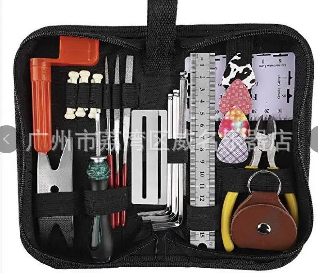 Guitar Tool kit Files Spanners Chord Length Cutters Upper Chord Cutters and Other Maintenance Repairing Toolkit Set
Guitar Tool kit Files Spanners Chord Length Cutters Upper Chord Cutters and Other Maintenance Repairing Toolkit Set