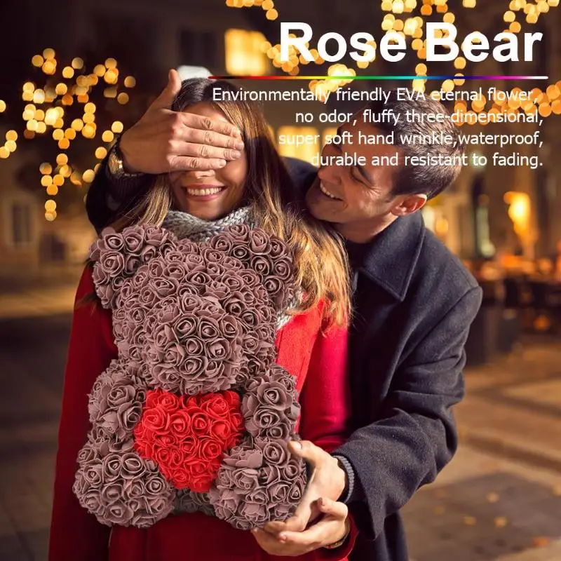 DropShipping Artificial Heart Big Red Bear Rose Flower Decoration Christmas Gifts for Women Valentines Gift Wedding Party
DropShipping Artificial Heart Big Red Bear Rose Flower Decoration Christmas Gifts for Women Valentines Gift Wedding Party
