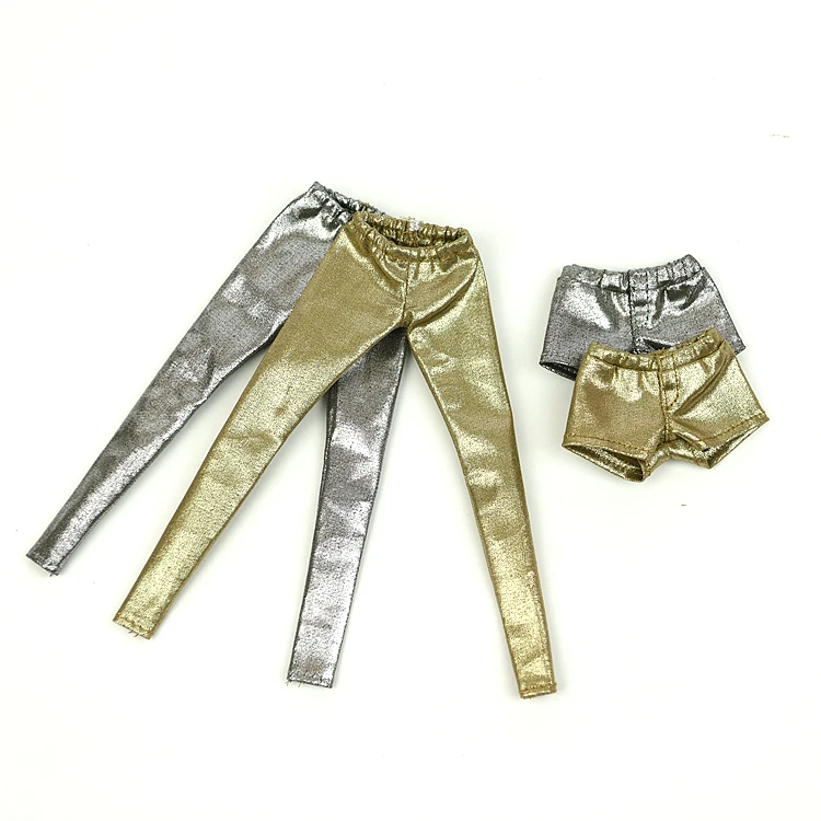 Golden or Silver Long Pants Shorts / Doll Accessories Download Clothes Outfit For 1/6 Barbie XINYI FR Doll Baby Toys for Girls
Golden or Silver Long Pants Shorts / Doll Accessories Download Clothes Outfit For 1/6 Barbie XINYI FR Doll Baby Toys for Girls