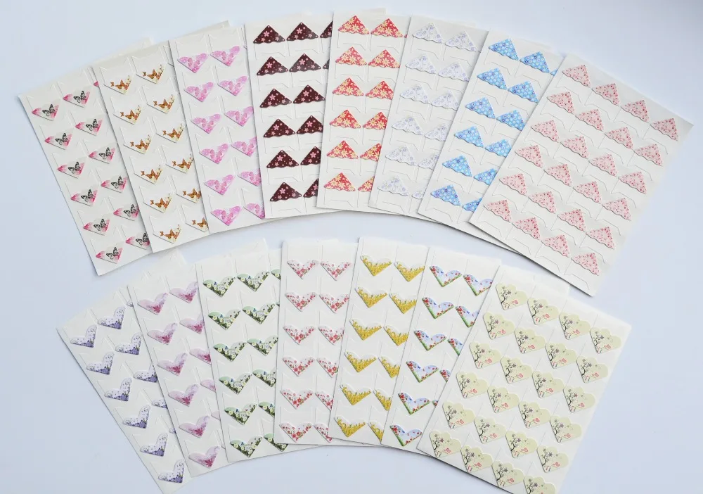 DIY Photo Album Scrapbooking 15 colors loves series Corner Sticker Diy Handmade scrapbook Decoration Sticker 24pcs/sheets
DIY Photo Album Scrapbooking 15 colors loves series Corner Sticker Diy Handmade scrapbook Decoration Sticker 24pcs/sheets