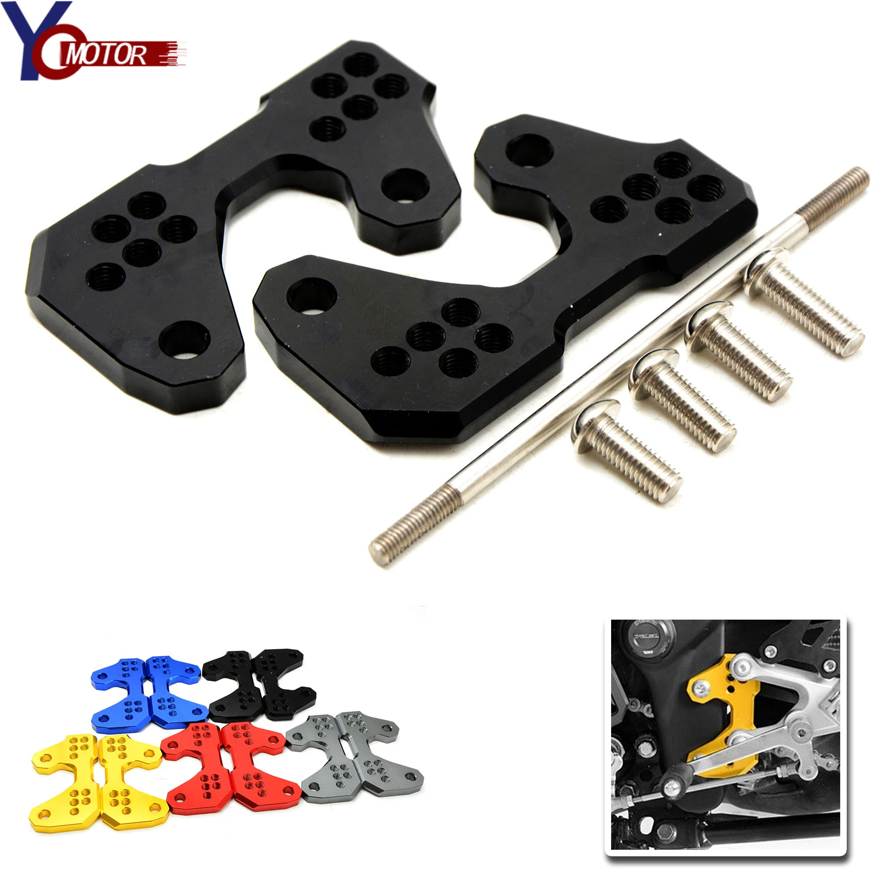 FOR R3 MT-03 R25 CNC Rearset Rear set Replacement Base Mounting Bracket Plate Motorcycle For Yamaha YZF R3 R25 MT-03 2015 2016
FOR R3 MT-03 R25 CNC Rearset Rear set Replacement Base Mounting Bracket Plate Motorcycle For Yamaha YZF R3 R25 MT-03 2015 2016