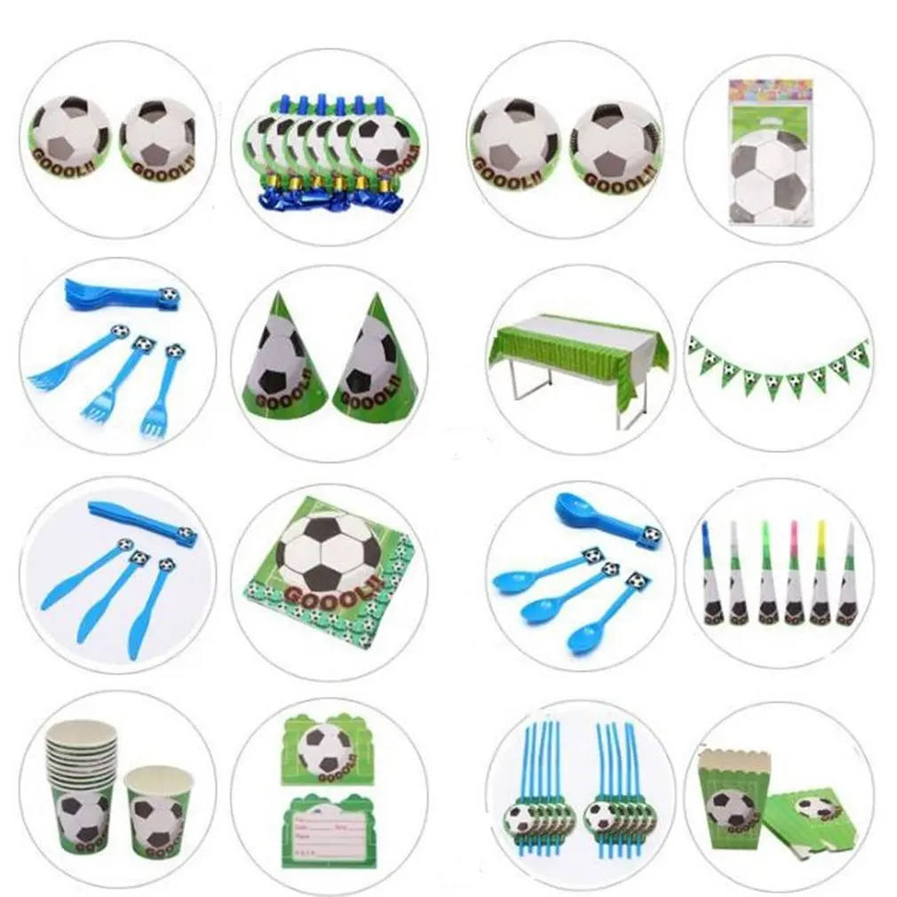 Football Pattern Children Birthday Festival Atmosphere Party Series Cartoon Pattern Party Suit Football
Football Pattern Children Birthday Festival Atmosphere Party Series Cartoon Pattern Party Suit Football