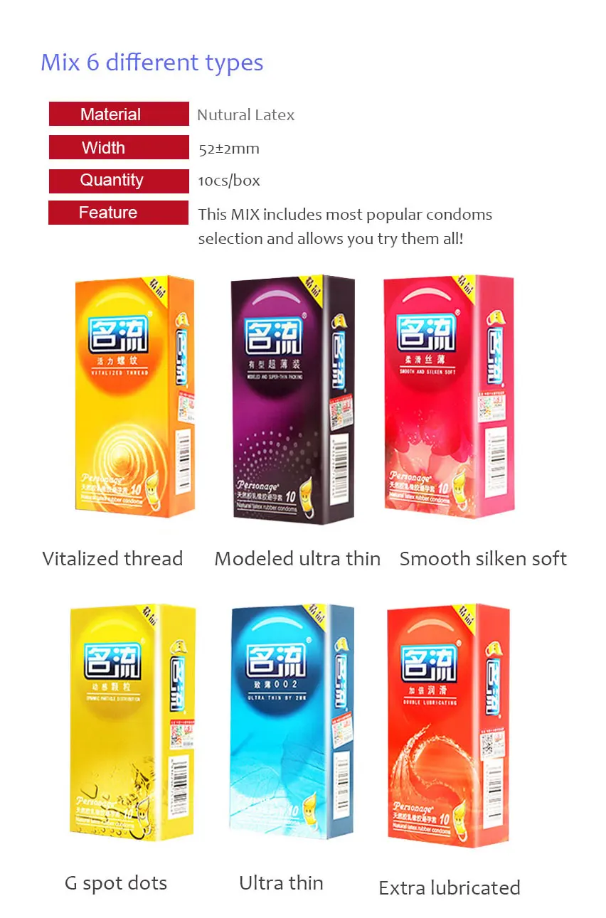 MingLiu Six In Sex 48PCS amazing condoms value high quality condoms for horny men women adult sex toy 8 MingLiu Six In Sex 48PCS amazing condoms value high quality condoms for horny men women adult sex toy 8
