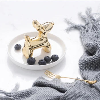 Creative Nordic Style Ceramic Balloon Dog Plate Jewelry Trays Home Wedding Decorative Plates Cake Fruit Jewelry Storage Tray
Creative Nordic Style Ceramic Balloon Dog Plate Jewelry Trays Home Wedding Decorative Plates Cake Fruit Jewelry Storage Tray