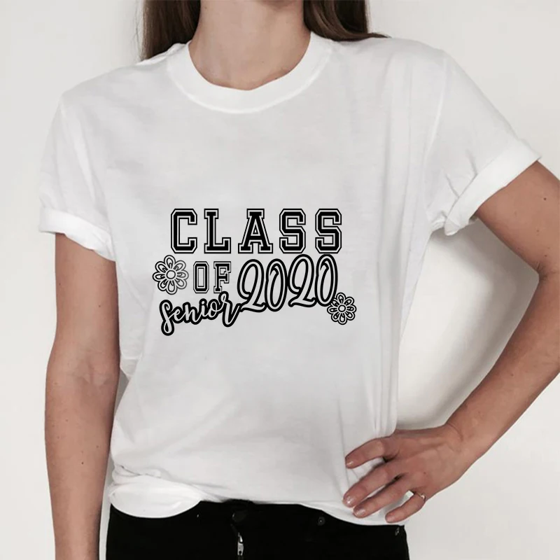 Harajuku mujer camisetas Class of 2020 senior Floral letter graphic pattern t shirts funny Streetwear women short sleeve t shirt
Harajuku mujer camisetas Class of 2020 senior Floral letter graphic pattern t shirts funny Streetwear women short sleeve t shirt
