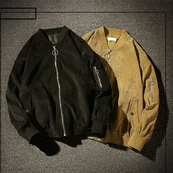 Mens Fashion Oversized Corduroy jacket Hip hop Streetwear Loose Bomber coat Autumn Winter baseball Corduroy Windbreaker A72411 
Mens Fashion Oversized Corduroy jacket Hip hop Streetwear Loose Bomber coat Autumn Winter baseball Corduroy Windbreaker A72411