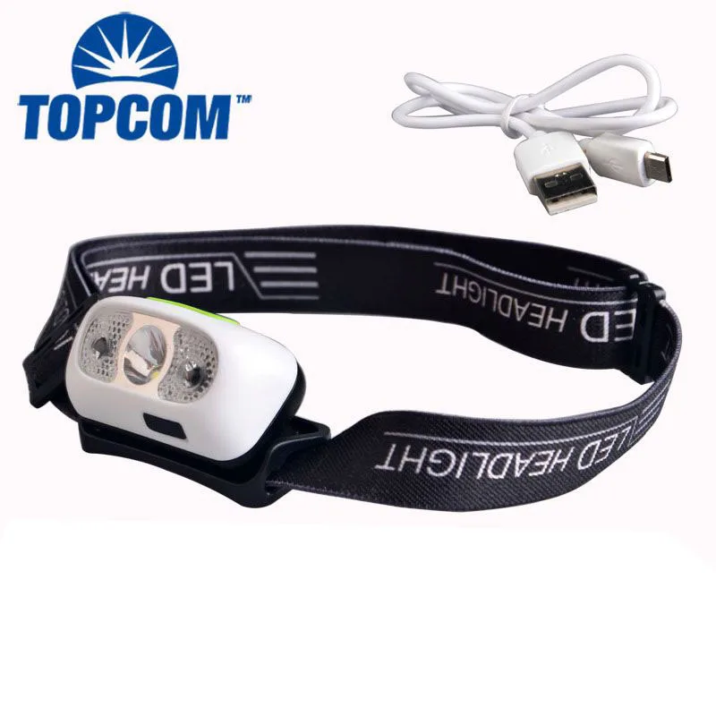 TopCom USB Camping Headlamp For Camping New Sensor Motion High Power Rechargeable USB Headlamp
TopCom USB Camping Headlamp For Camping New Sensor Motion High Power Rechargeable USB Headlamp