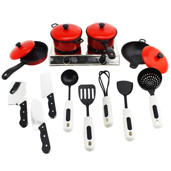 13pcs Kitchen Toys Set Mini Kitchenware Tableware Utensils Pots Stove Cooking Food Fun Cookware for Kids
13pcs Kitchen Toys Set Mini Kitchenware Tableware Utensils Pots Stove Cooking Food Fun Cookware for Kids