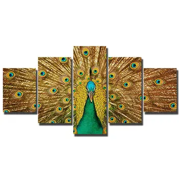 Artryst Elegant Golden Peacock Modern home decor Canvas Print Painting Wall Picture For Living Room Modular decoration WY108
Artryst Elegant Golden Peacock Modern home decor Canvas Print Painting Wall Picture For Living Room Modular decoration WY108