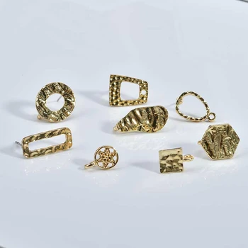 European and American textures DIY hand-made metal profile pressure geometric ear nail earrings accessories materials
European and American textures DIY hand-made metal profile pressure geometric ear nail earrings accessories materials