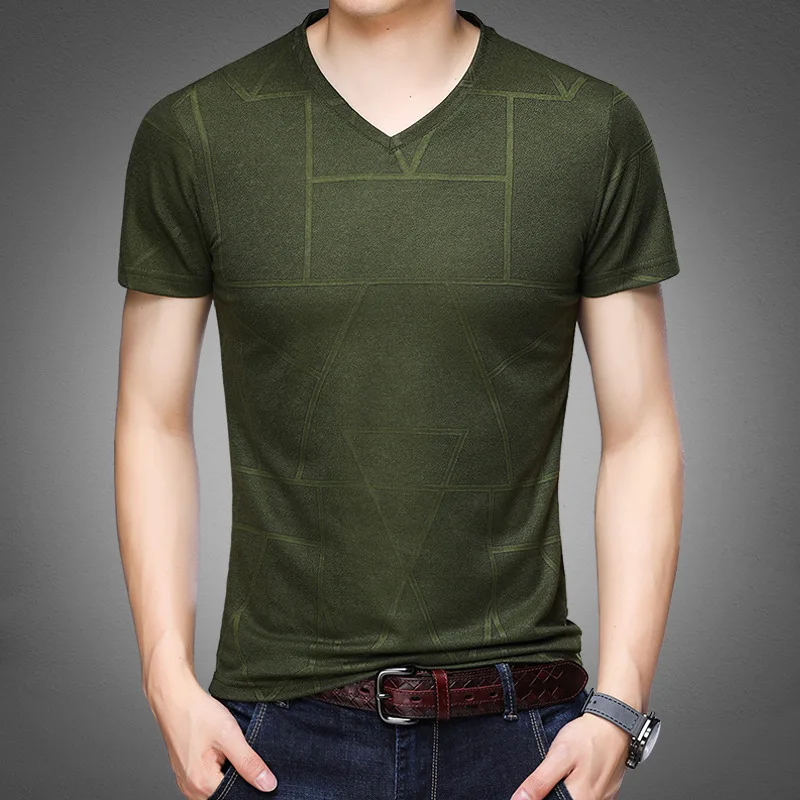 Men's T Shirt Summer 2019 Thin Comfortable Plain Tee Smart Casual Short Black Slim T Shirts V-Neck Cotton Striped Tees Men Tops
Men's T Shirt Summer 2019 Thin Comfortable Plain Tee Smart Casual Short Black Slim T Shirts V-Neck Cotton Striped Tees Men Tops