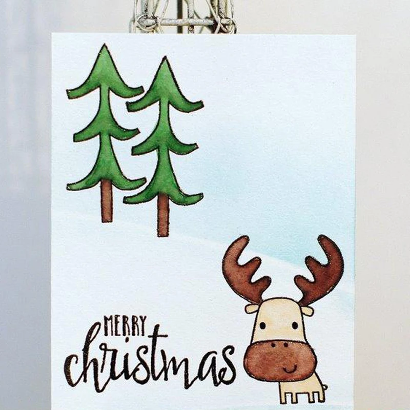 Happy Christmas Moose Transparent Clear Silicone Stamp for DIY Scrapbooking/Photo Album Cards Making Decorative Clear Stamp 4x4
Happy Christmas Moose Transparent Clear Silicone Stamp for DIY Scrapbooking/Photo Album Cards Making Decorative Clear Stamp 4x4