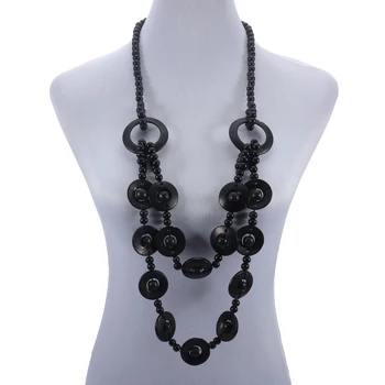 Wholesale Long Layered Coconut Shell Pendant Necklace Wholesale Black Wood Beads Strand Handmade Knitted Women Bohemian Jewelry
Wholesale Long Layered Coconut Shell Pendant Necklace Wholesale Black Wood Beads Strand Handmade Knitted Women Bohemian Jewelry