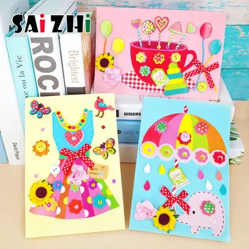 Saizhi DIY Greeting Card Blank Felt Handmade Gift Kids Birthday DIY Art Craft Kit Kindergarten Educational Toy Gift SZ3622
Saizhi DIY Greeting Card Blank Felt Handmade Gift Kids Birthday DIY Art Craft Kit Kindergarten Educational Toy Gift SZ3622