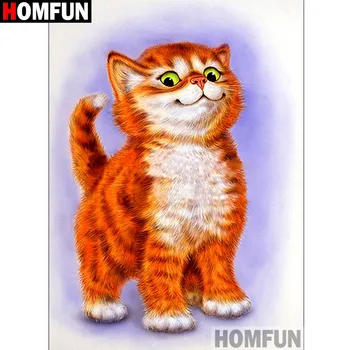 HOMFUN Full Square/Round Drill 5D DIY Diamond Painting "Animal cat" 3D Embroidery Cross Stitch 5D Home Decor Gift A17261
HOMFUN Full Square/Round Drill 5D DIY Diamond Painting "Animal cat" 3D Embroidery Cross Stitch 5D Home Decor Gift A17261