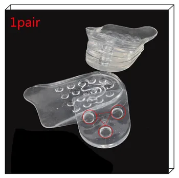 1pair Transparent Silicone Gel Inserts 5 Layers Adjustable Taller Insole Height Increase Lift Shoe Pads Comfortable Foot Massage
1pair Transparent Silicone Gel Inserts 5 Layers Adjustable Taller Insole Height Increase Lift Shoe Pads Comfortable Foot Massage