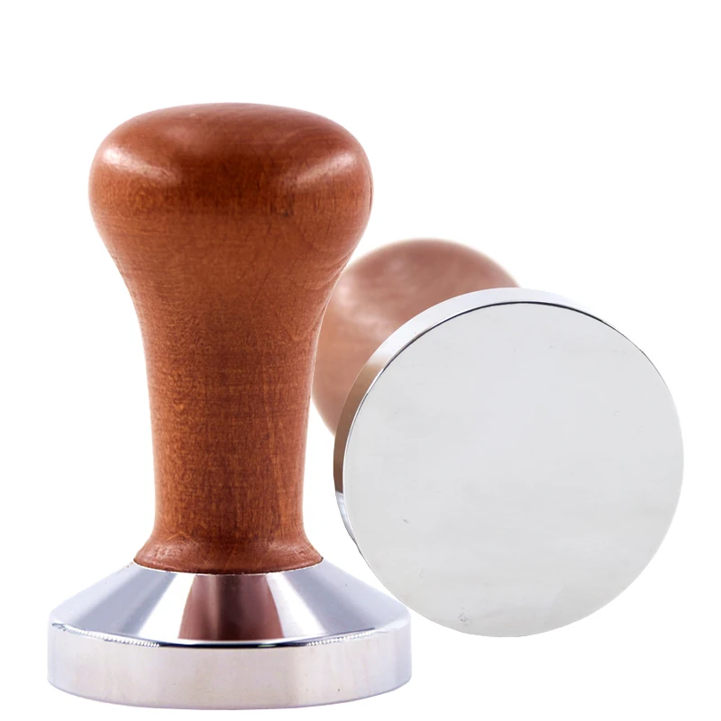 Food Grade 51mm Stainless Steel Coffee Tamper Base Coffee Bean Pressure Powder Hammer Coffee Pressure Bar High Quality Wholesale
Food Grade 51mm Stainless Steel Coffee Tamper Base Coffee Bean Pressure Powder Hammer Coffee Pressure Bar High Quality Wholesale