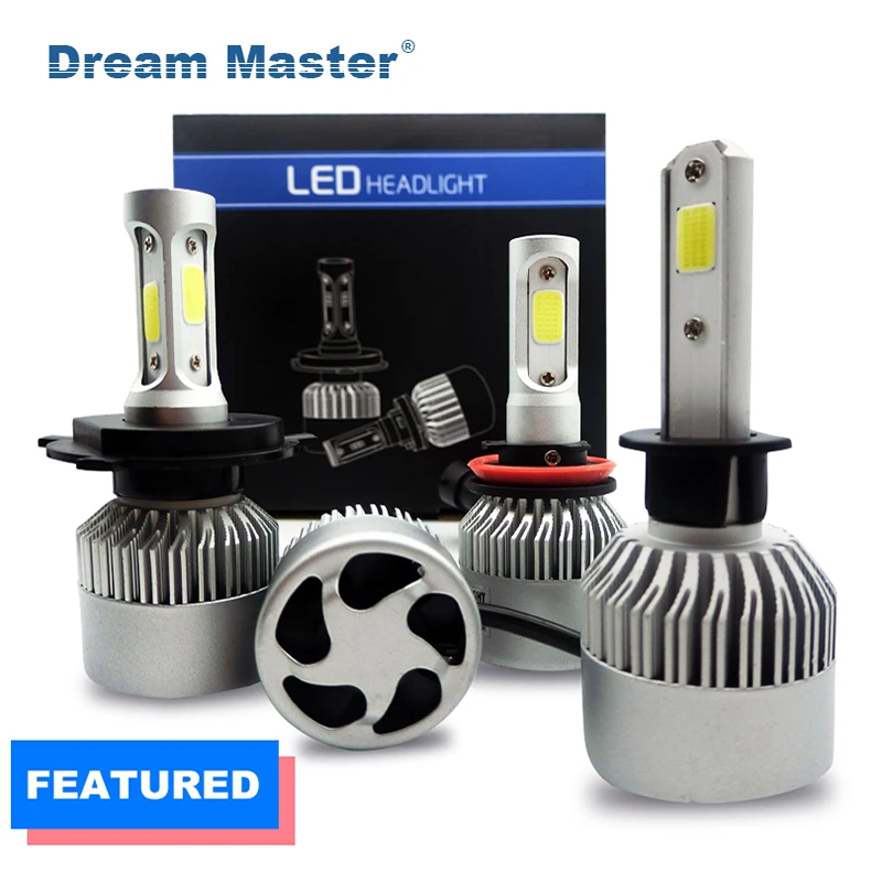 H4 H7 S2 LED Car Headlight Bulb COB H11 H1 H13 H3 9004 9005 9006 9007 9012 Hi-Lo Beam 72W 8000LM 6500K IP65 Auto Headlamp kit
H4 H7 S2 LED Car Headlight Bulb COB H11 H1 H13 H3 9004 9005 9006 9007 9012 Hi-Lo Beam 72W 8000LM 6500K IP65 Auto Headlamp kit