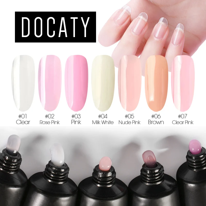 Docaty Poly Gel 11g Builder Clear Pink for Nails Acrylic Uv Gel Nail Polish Building Manicure Nail Art Tips Extension Polygel
Docaty Poly Gel 11g Builder Clear Pink for Nails Acrylic Uv Gel Nail Polish Building Manicure Nail Art Tips Extension Polygel