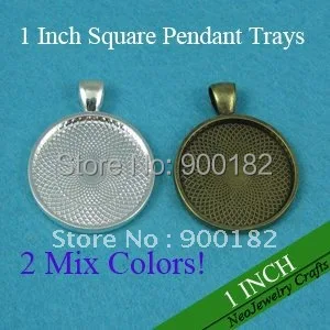 1 Inch Round Pendant Tray, 25mm Round Cabochon Setting, Blank Bezel Settings in Silver and Bronze
1 Inch Round Pendant Tray, 25mm Round Cabochon Setting, Blank Bezel Settings in Silver and Bronze