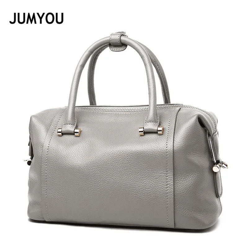 Women Boston Bag Genuine Leather Soft Big Women Bags Cow Leather Women Bag Shoulder Messenger Large Sac A Main Cuir Femme Gray
Women Boston Bag Genuine Leather Soft Big Women Bags Cow Leather Women Bag Shoulder Messenger Large Sac A Main Cuir Femme Gray