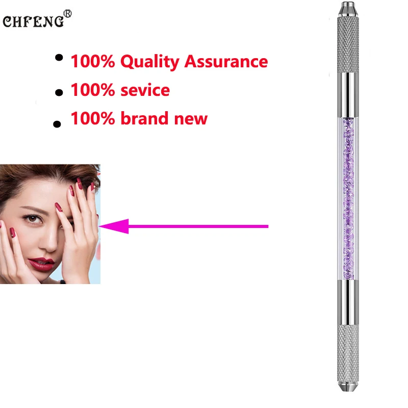 Microblading Pen Manual Dual-head Crystal Permanent Makeup Eyebrow Lip Eyeline Embroidery Tattoo Kit with Tattoo Needles Supply
Microblading Pen Manual Dual-head Crystal Permanent Makeup Eyebrow Lip Eyeline Embroidery Tattoo Kit with Tattoo Needles Supply