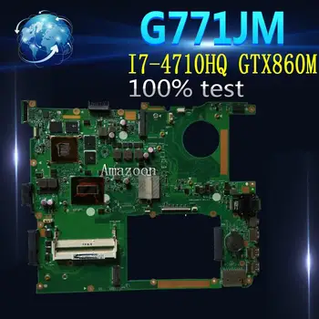 Amazoon G771JM Laptop motherboard For Asus G771JM G771JW G771J G771 Test original mainboard I7-4710HQ/4720HQ GTX860M-2G/4G EDP
Amazoon G771JM Laptop motherboard For Asus G771JM G771JW G771J G771 Test original mainboard I7-4710HQ/4720HQ GTX860M-2G/4G EDP