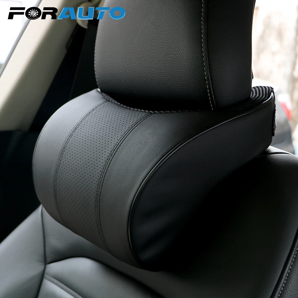 Car Neck Pillow Auto Head Rest Cushion Comfortable Massage Neck Protection Leather Soft Memory Cotton Head Safety Support Pad
Car Neck Pillow Auto Head Rest Cushion Comfortable Massage Neck Protection Leather Soft Memory Cotton Head Safety Support Pad