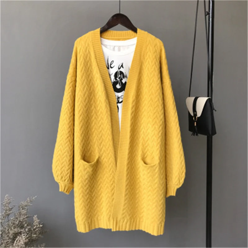 2018 new sweaters women's fashion large size sweater women's autumn and winter solid color knit cardigan women's jacket
2018 new sweaters women's fashion large size sweater women's autumn and winter solid color knit cardigan women's jacket