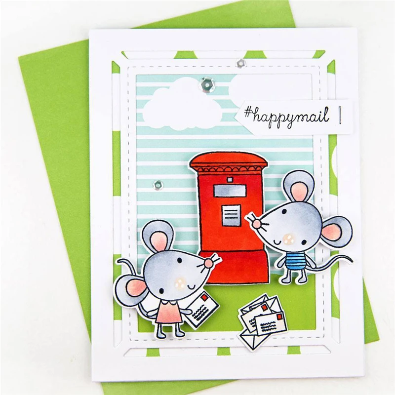 Mouse Mailbox Send Photos Metal Cutting Dies for Scrapbooking New 2019 Die Cuts for Card Making and Clear Stamps Stitch Craft
Mouse Mailbox Send Photos Metal Cutting Dies for Scrapbooking New 2019 Die Cuts for Card Making and Clear Stamps Stitch Craft