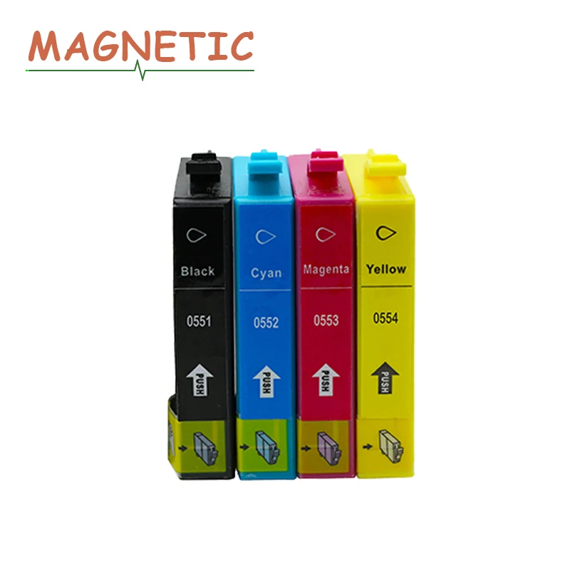 4X T0551 T0552 T0553 T0554 Compatible Ink Cartridges For Epson Stylus Photo RX420 RX425 RX520 R240 R245 Printer Inkjet cartridge
4X T0551 T0552 T0553 T0554 Compatible Ink Cartridges For Epson Stylus Photo RX420 RX425 RX520 R240 R245 Printer Inkjet cartridge