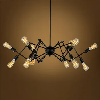 Vintage Retractable Spider Pendant Light 8/12 Heads Industrial Wind Loft LED Hanglamp for Living Room Dining Room Office
Vintage Retractable Spider Pendant Light 8/12 Heads Industrial Wind Loft LED Hanglamp for Living Room Dining Room Office