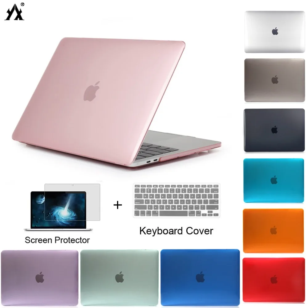 Laptop Case For Apple macbook Air Pro Retina 11 12 13.3 15 Touch Bar ID A2159 for macbook New Air 13 A1932 2018 +Keyboard Cover
Laptop Case For Apple macbook Air Pro Retina 11 12 13.3 15 Touch Bar ID A2159 for macbook New Air 13 A1932 2018 +Keyboard Cover