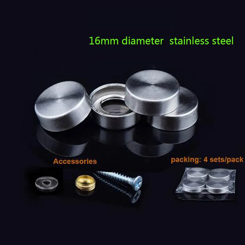 20pcs 16mm Diameter Stainless Steel fastener cap Screws Covers for Fixing Mirror Screws Decorate High-end
20pcs 16mm Diameter Stainless Steel fastener cap Screws Covers for Fixing Mirror Screws Decorate High-end